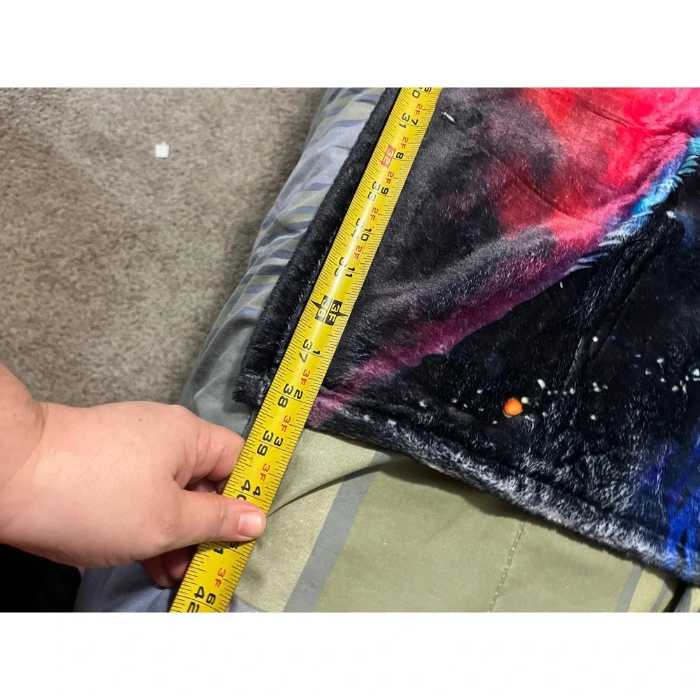 Rick and Morty Galaxy‎ Throw Blanket Psychedelic Space Fleece 48x36 Adult Swim